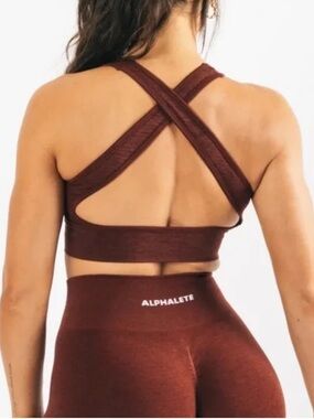 Alphalete Black Vault Sports Bra